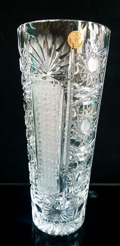 Bohemian vitange crystal hand - bohemian,
