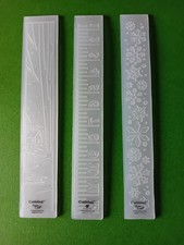 Slim Embossing Folders by Cuttlebug- Snowflakes/Snow Scene/ Ruler