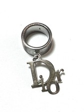 Dior Vintage Logo Charm Ring |