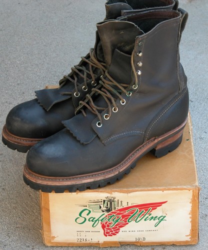 Vtg 1970s red wing leather - 1970s,