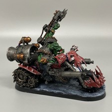 ORK WARBOSS ON WARBIKE FORGE WORLD WARHAMMER 40K 40,000 LOOTED VEHICLE ORKS
