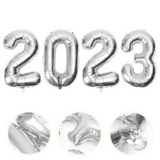 1 Set Number Balloon 2023 New