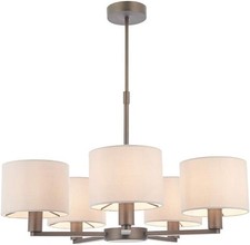 Antique Bronze 5 Way Ceiling Light Pendant | Gareth Modern Home Lighting Fixture