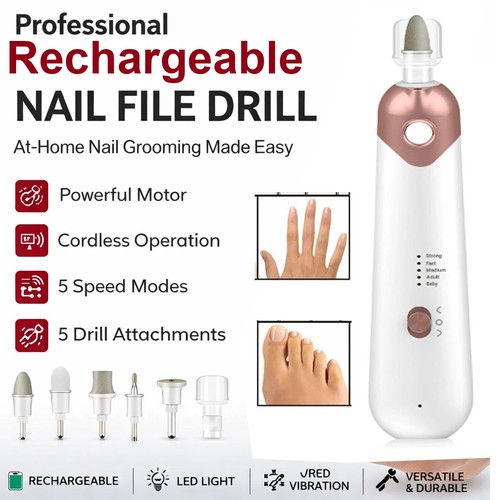 Electric nail file manicure - electric,