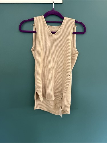 Beige vest top size - , small