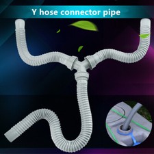 28mm ID Caravan Motorhome Waste Water Outlet Y Hose Connector Pipe Home Tool