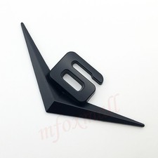 Black Metal V6 3D Car Parts