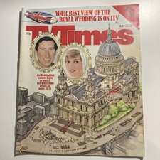 Radio Times  & TV Times - Royal Wedding Souvenir Issues 25-31 July 1981