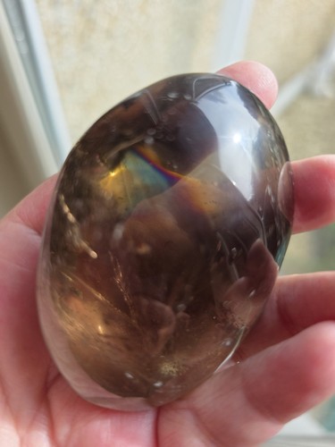 Large smokey quartz crystal - large,