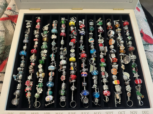 European charm bracelet lot - charm,