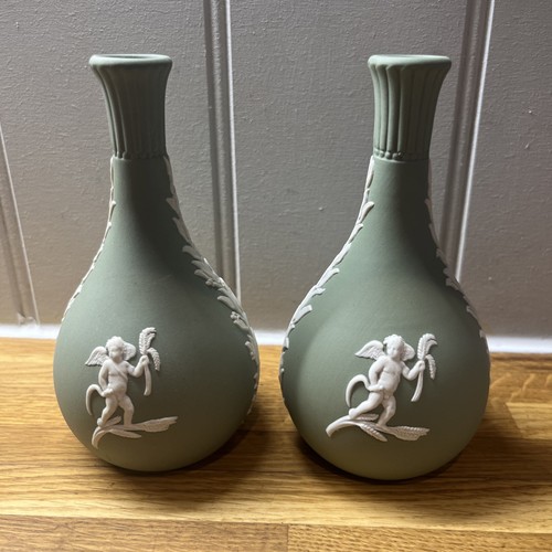 Pair wedgwood jasper - of, ware