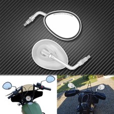 1 Pair Chrome Rear View Side