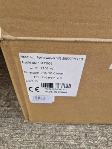 Powerwalker vfi 3000 crm - powerwalker,