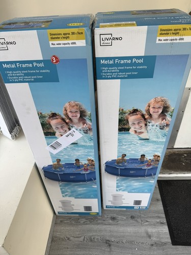 10ft metal frame swimming - metal,