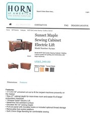 Horn sewing cabinets, Tall