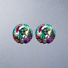 Christmas Dinosaur Car Sticker