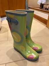 Ladies Multicoloured Wellington Boots Size 8 Women's Wellies UK Size 8