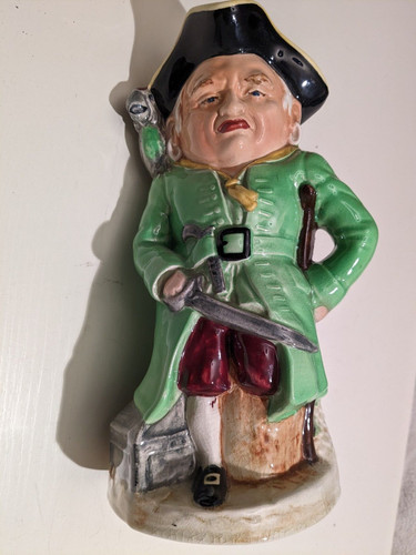 Vintage ceramic pirate toby - vintage,