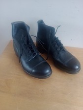 JOHN WHITE VINTAGE STEEL TOE CAPPED BOOTS SIZE 10 STAMPED 1966 UNUSED