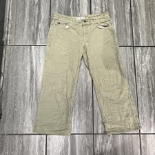 Women’s Vintage Khaki Tommy Hilfiger Jeans capri pants W34 L24.5