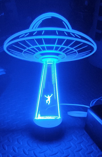 Ufo colour changing - ufo, led