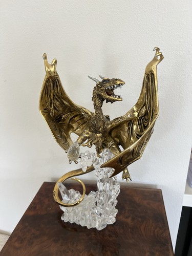 Franklin mint gold dragon - mint,