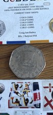 OLD STYLE LARGE 1979 ISLE OF MAN VIKING LONGSHIP 50p COIN CIRCULATED CONDITION