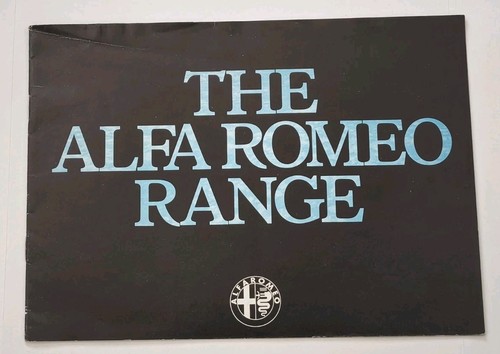 Alfa romeo range - range, 1980