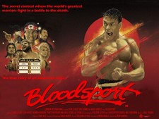 Bloodsport 1988 quad poster - bloodsport,