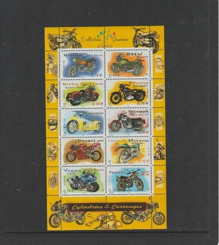 France 2002 sg3850 - 10v, sheet