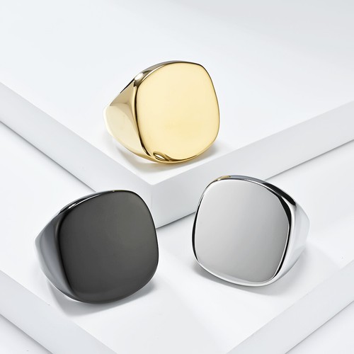 Women signet ring stainless - women,