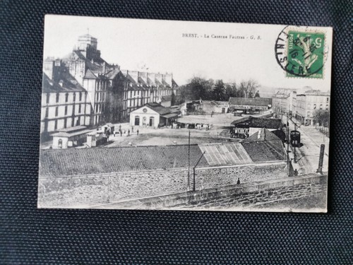 Old postcard brest la - -,