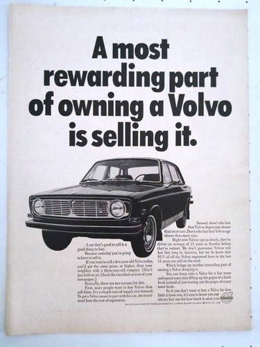 1969 volvo 144 sedan - 1969,