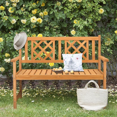 Garden bench twin cross - bench,
