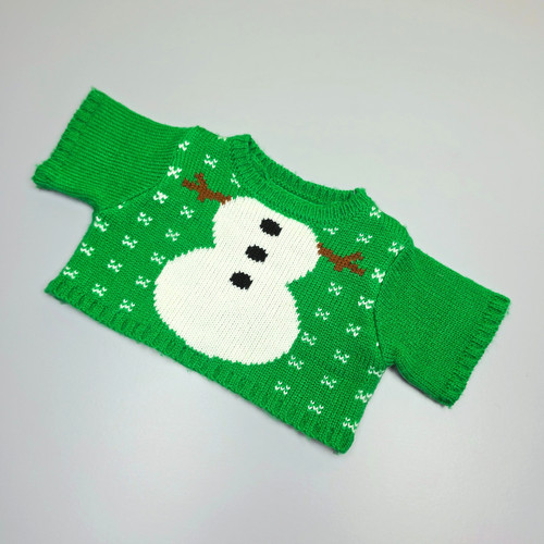 Build bear green snowman - green,