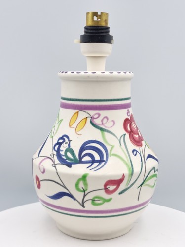 Poole pottery table lamp base - poole,
