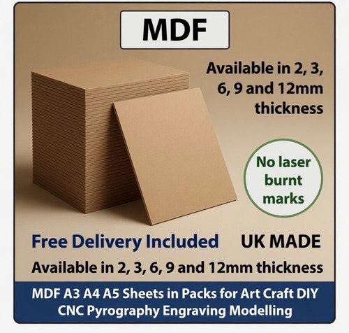 Mdf sheet a4 a5 crafts - sheet,