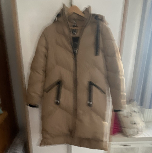 Newby camel long - long, hooded
