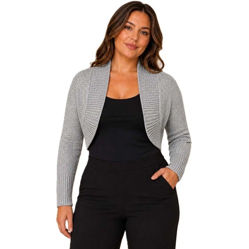 Women shrug lurex knitted - shrug,