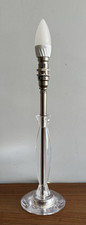 Laura Ashley Clear Table Lamp Base Candlestick 35cm