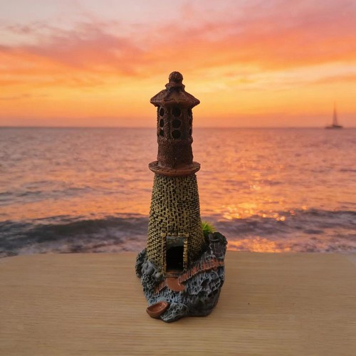 Aquarium decoration lighthouse - aquarium,