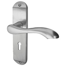 Broadway Internal Door Handles Sets Lever On Backplate - Polished / Satin Chrome
