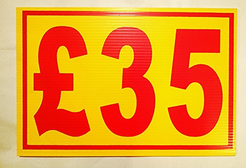 Market trader price - trader, £35
