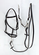 Trekking Endurance Leather Bridle Halter with Reins