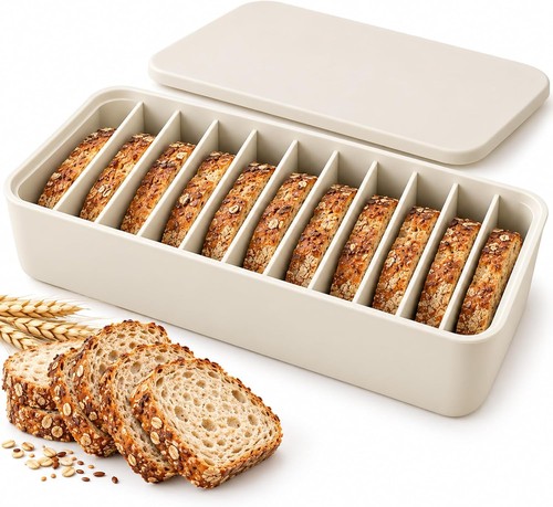 Bread freezer box with - box,
