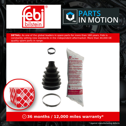 Joint boot fits vauxhall - cv,