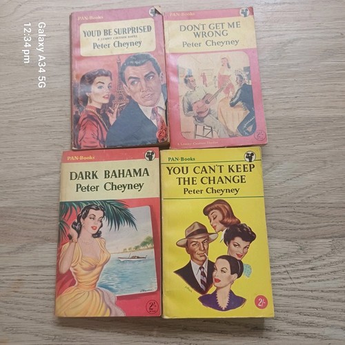 Peter cheyney crime novels - novels, x
