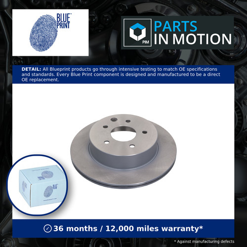 Brake discs pair vented - brake,