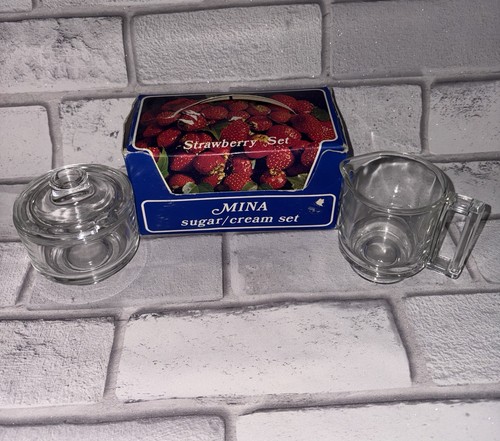 Vintage italian glass mina - glass,