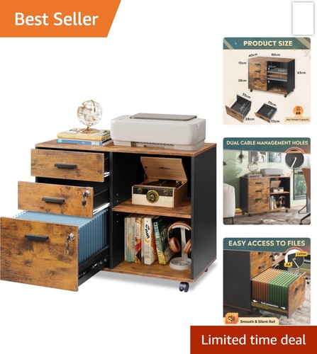Wood drawer lockable - drawer,